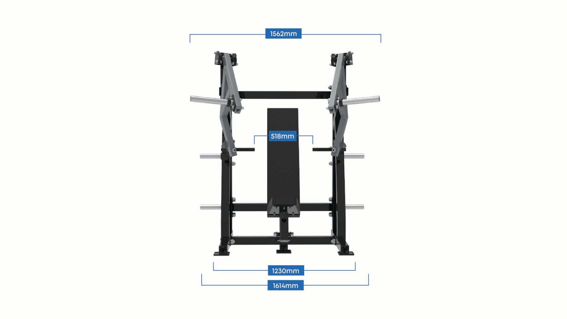 EXCEED V2 Seated Bench Press (Signature Frame) – Bench Fitness