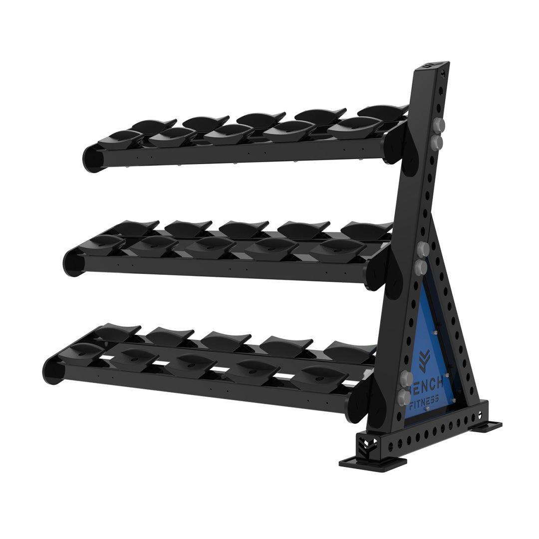 REVOLVE PU DB 1.2m 3 Tier Extension (7.5 Pairs) – view 1 – Bench Fitness