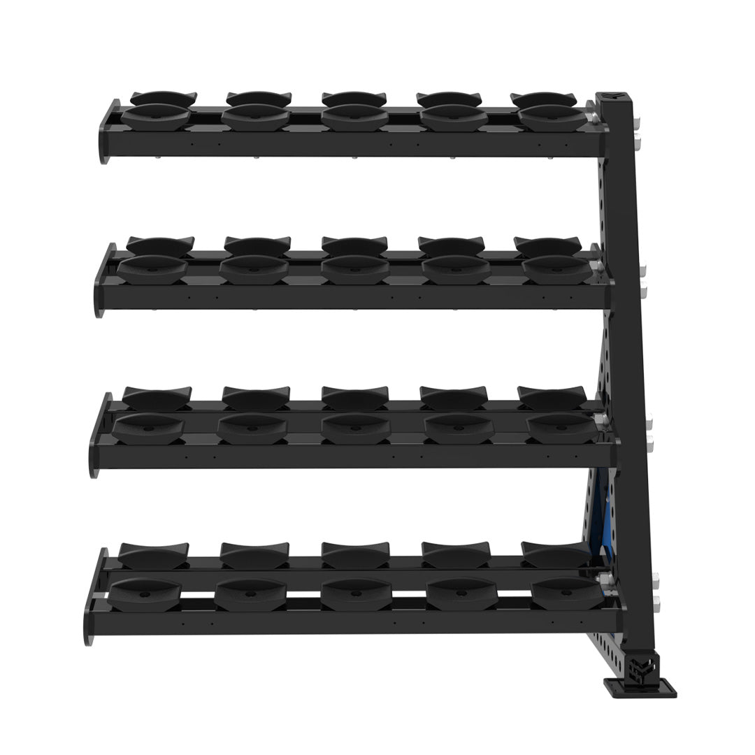 REVOLVE PU DB 1.2m 4 Tier Extension (10 Pairs) – view 2 – Bench Fitness