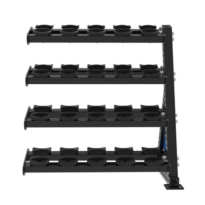 REVOLVE PU DB 1.2m 4 Tier Extension (10 Pairs) – view 2 – Bench Fitness