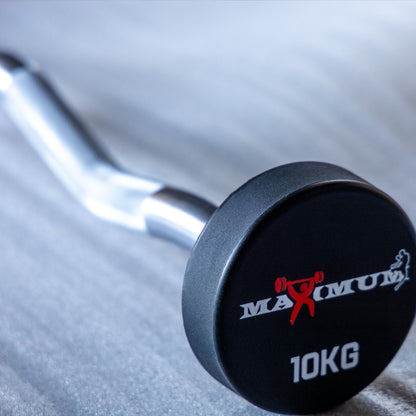 PU Custom Fixed EZ Barbell