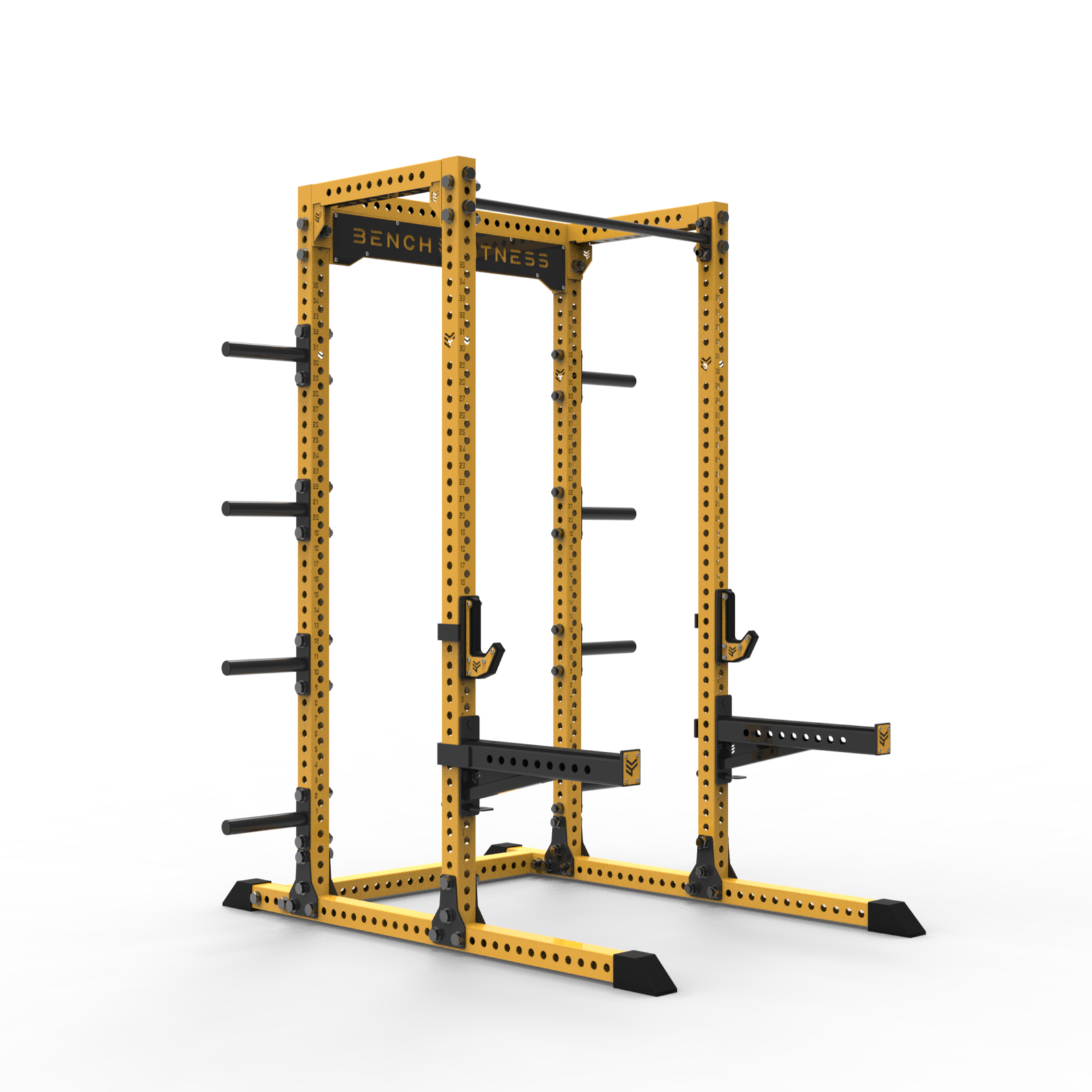 Half rack discount bench press