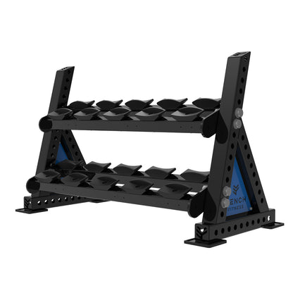 REVOLVE PU DB 1.2m 2 Tier Storage (5 Pairs) – view 1 – Bench Fitness