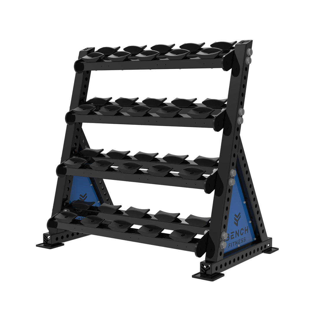REVOLVE PU DB 1.2m 4 Tier Storage (10 Pairs) – view 1 – Bench Fitness
