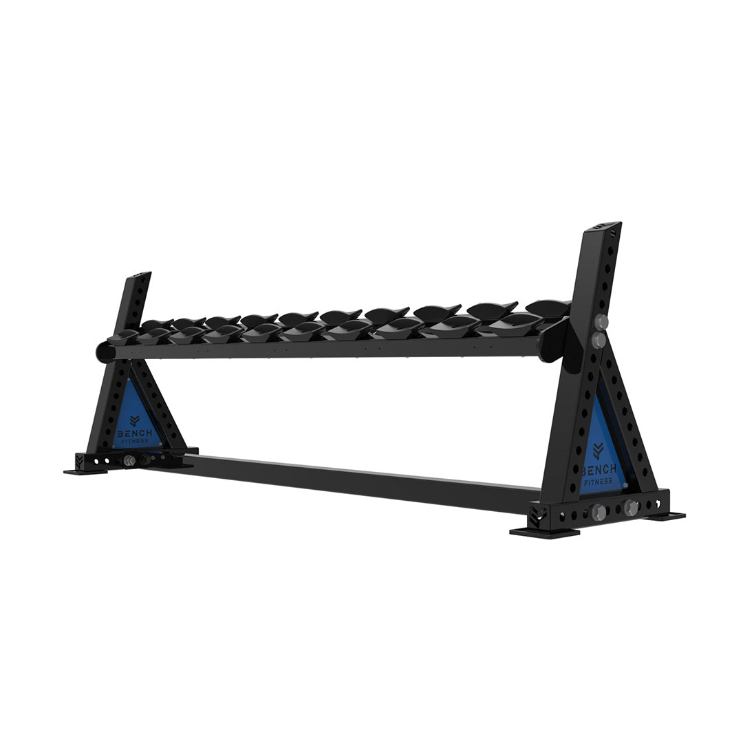 REVOLVE PU DB 2.2m 1 Tier Storage (5 Pairs) – view 1 – Bench Fitness