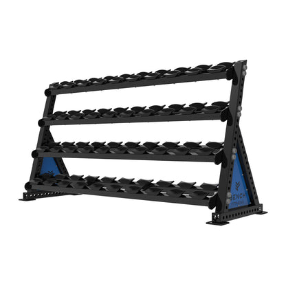 REVOLVE PU DB 2.2m 4 Tier Storage (20 Pairs) – view 1 – Bench Fitness