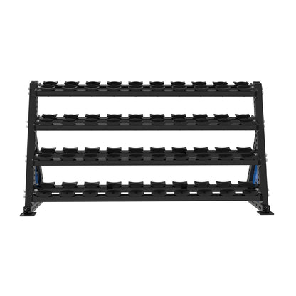 REVOLVE PU DB 2.2m 4 Tier Storage (20 Pairs) – view 2 – Bench Fitness