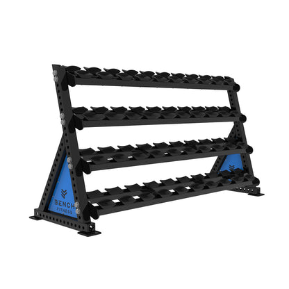 REVOLVE PU DB 2.2m 4 Tier Storage (20 Pairs) – view 3 – Bench Fitness