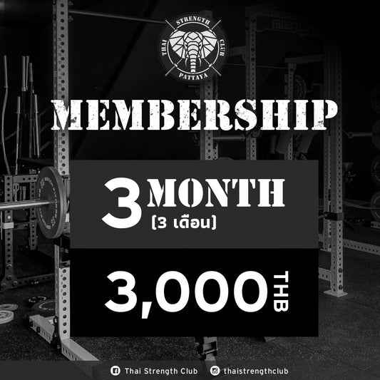 Thai Strength Club 3 Month Pass