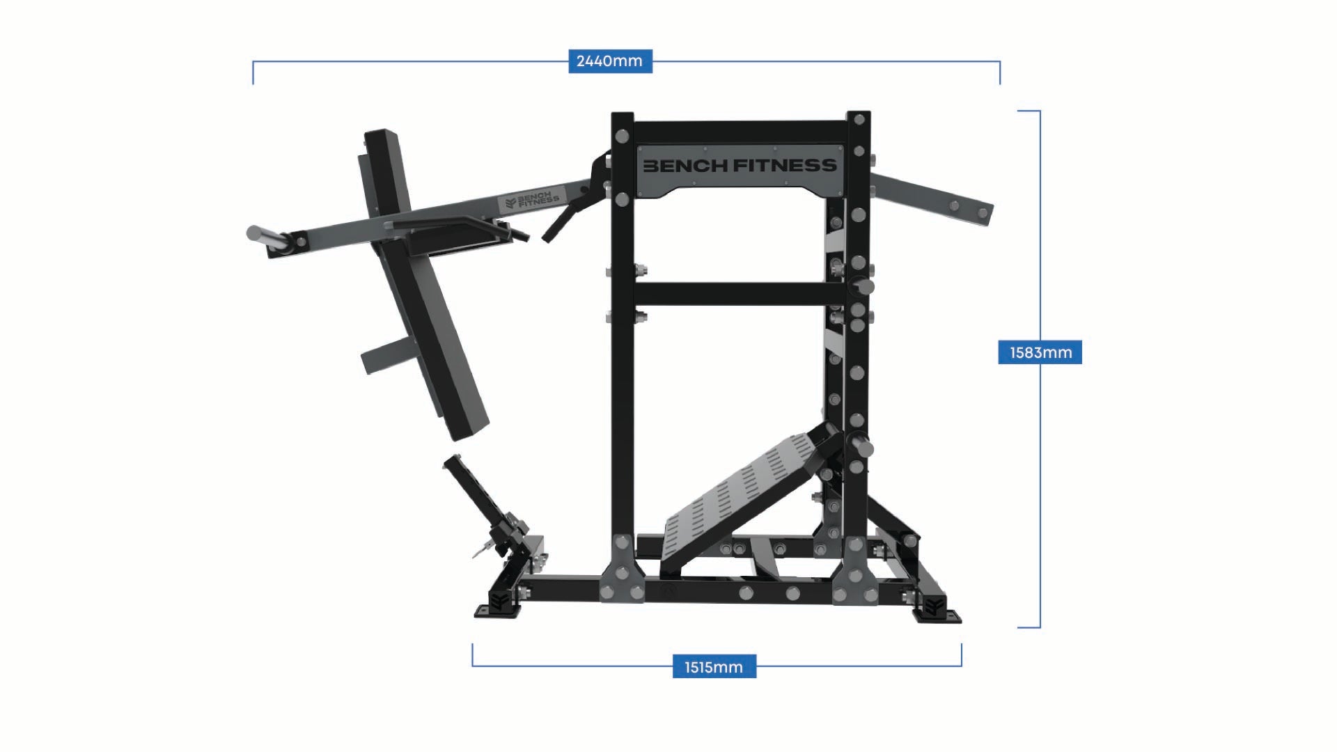 EXCEED V2 Pendulum Squat (Signature Frame) – Bench Fitness Equipment