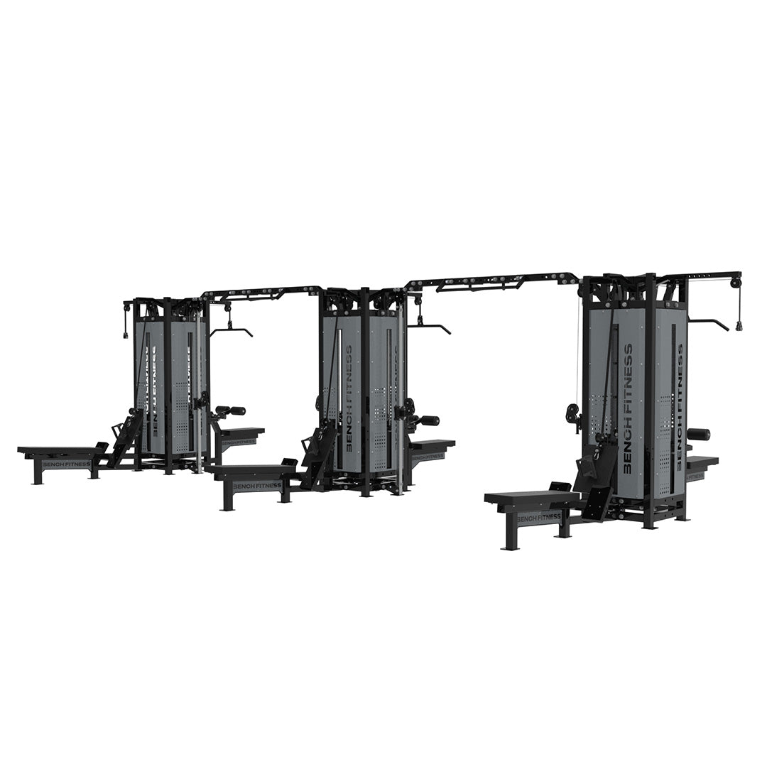 ASPIRE 12 Station Multi Gym – view 3 – Bench Fitness