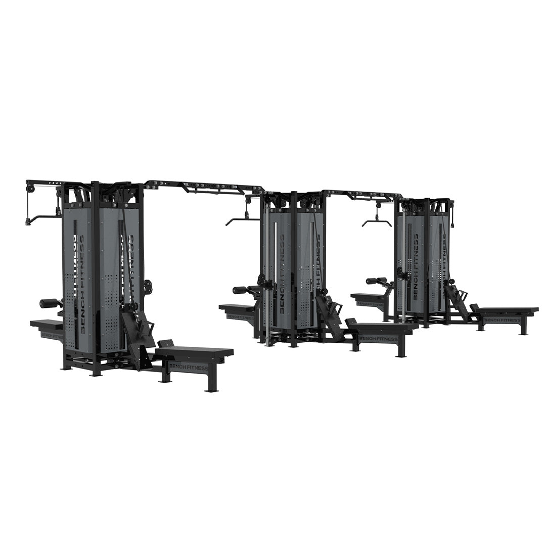 ASPIRE 12 Station Multi Gym – view 1 – Bench Fitness