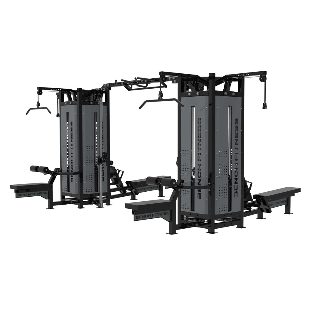 ASPIRE 8 Station Multi Gym – view 3 – Bench Fitness