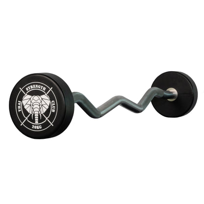 CPU Custom Fixed EZ Barbell – fixed EZ curl bar product view – Bench Fitness