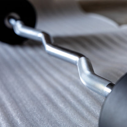 CPU Custom Fixed EZ Barbell – fixed barbells on the gym floor – Bench Fitness