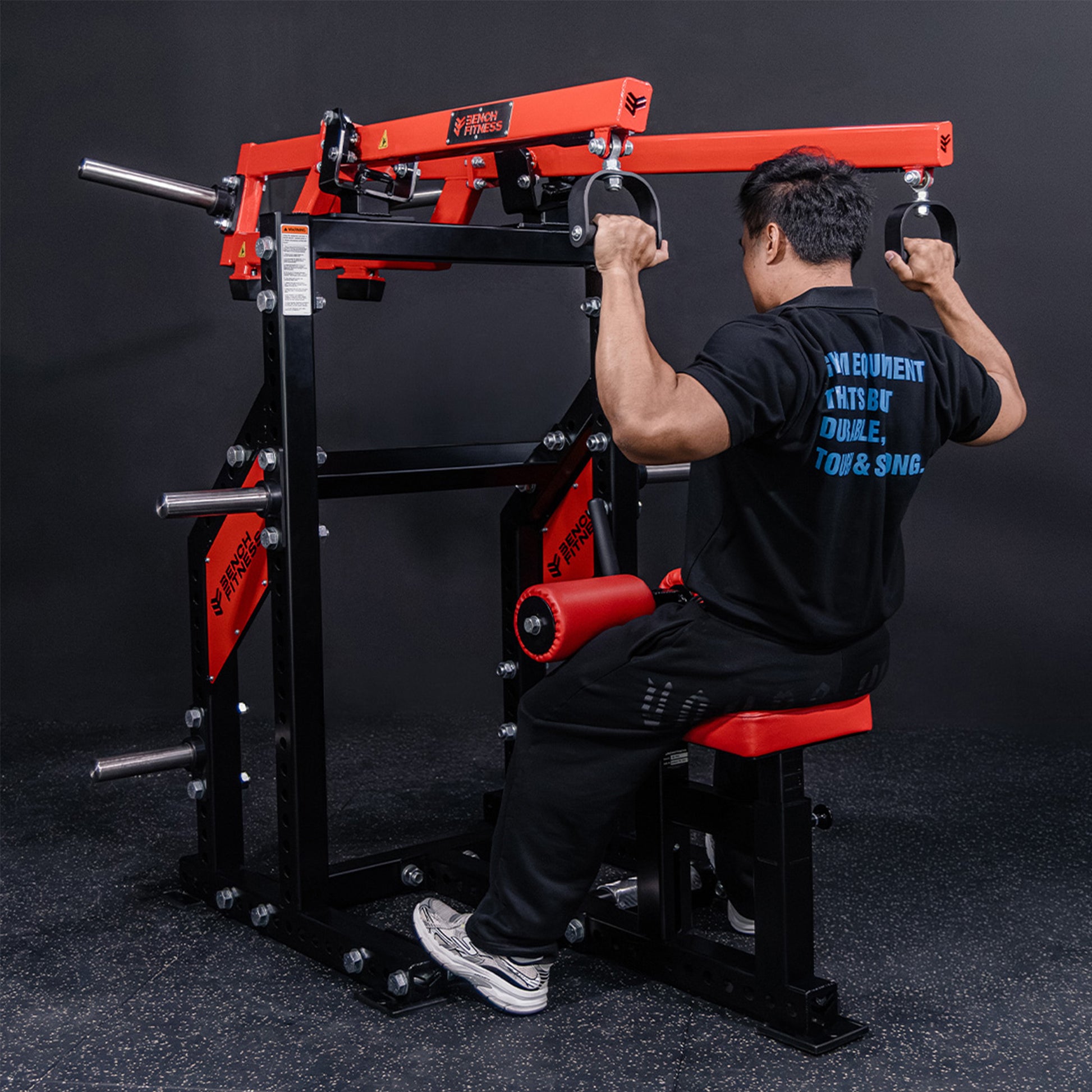 EXCEED V2 Lat Pull Down (Classic Frame) – with model – Bench Fitness