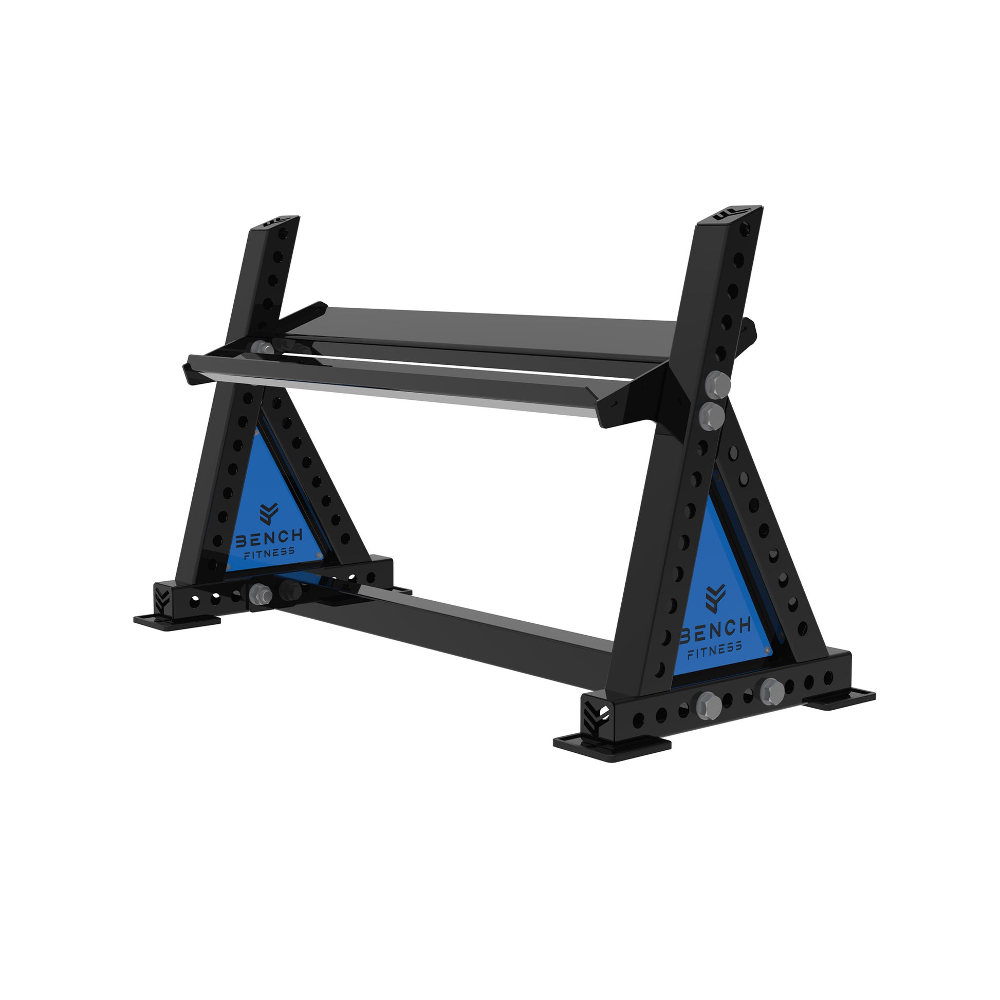 REVOLVE Hex DB 1.2m 1 Tier Storage – view 3 – Bench Fitness