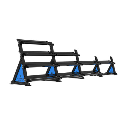 REVOLVE Hex DB 1.2m 2 Tier Extension – view 3 – Bench Fitness