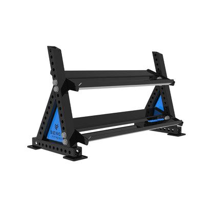 REVOLVE Hex DB 1.2m 2 Tier Storage – view 1 – Bench Fitness