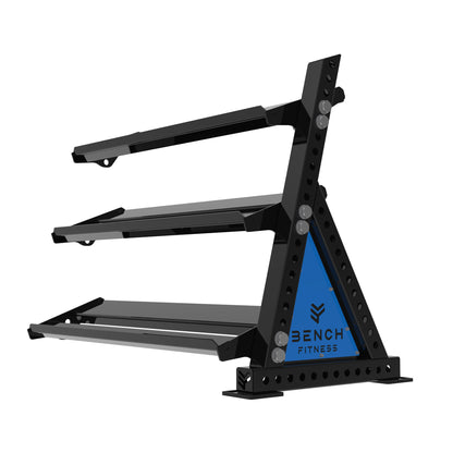 REVOLVE Hex DB 1.2m 3 Tier Extension – view 1 – Bench Fitness