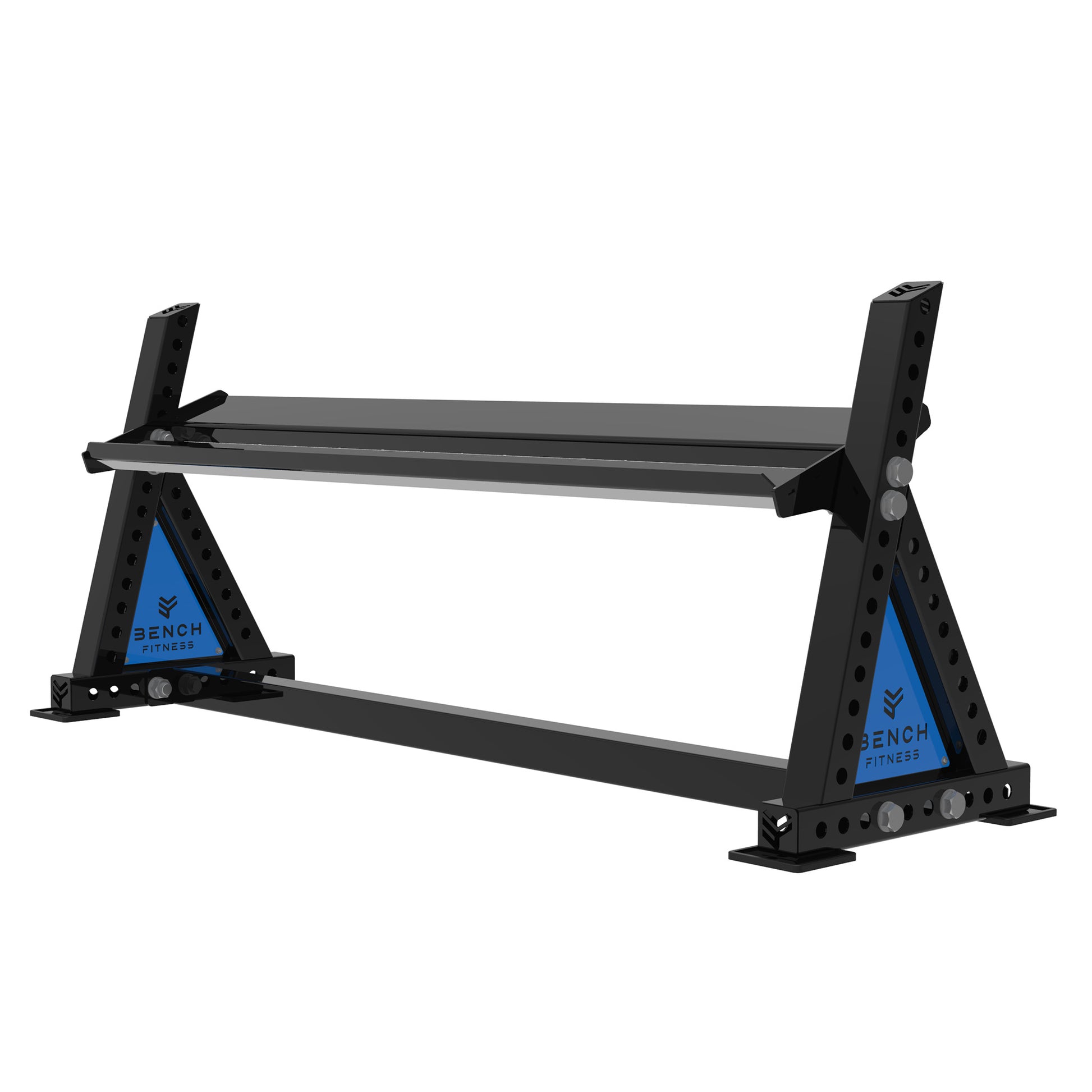 REVOLVE Hex DB 1.8m 1 Tier Storage – view 3 – Bench Fitness