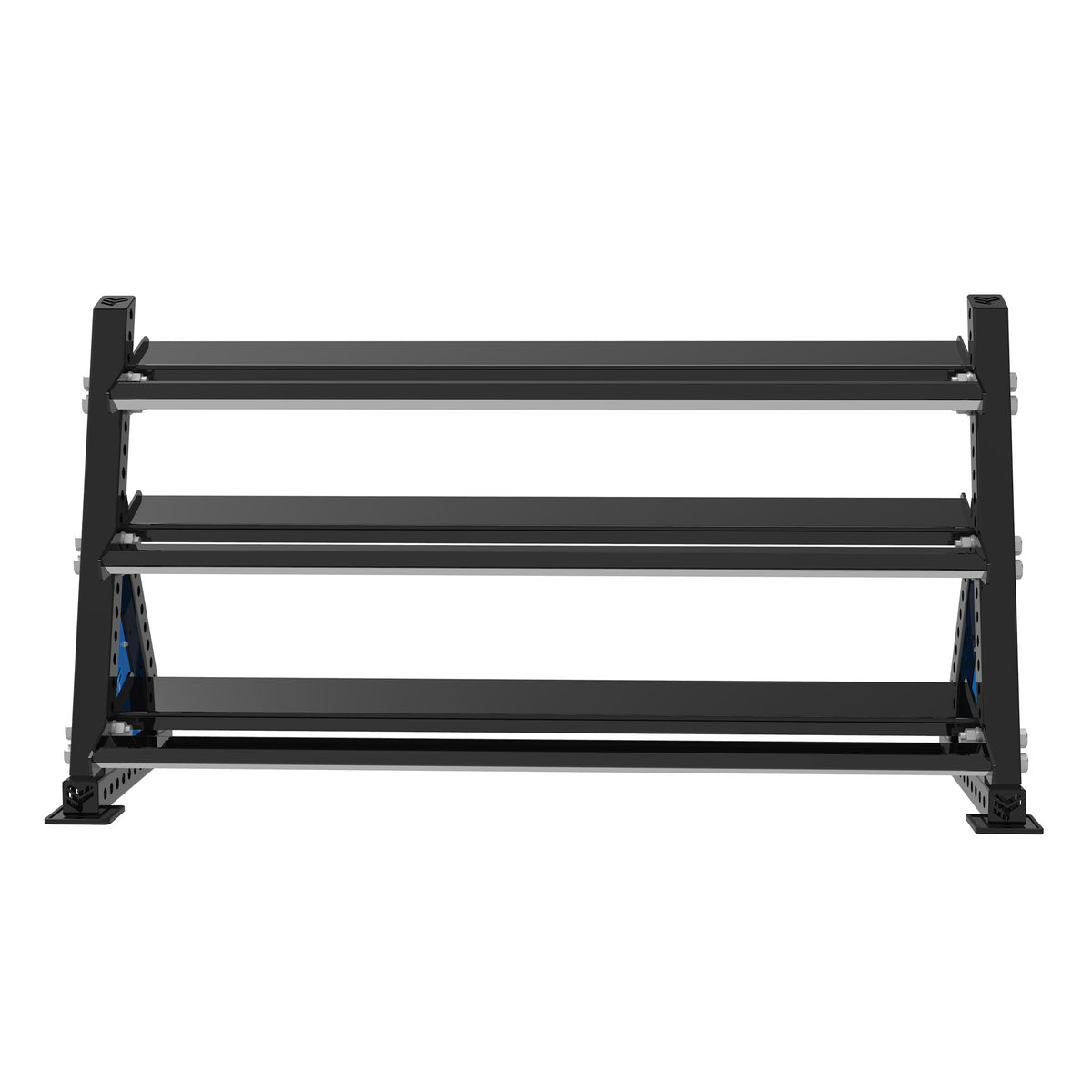 REVOLVE Hex DB 1.8m 3 Tier Storage – view 2 – Bench Fitness