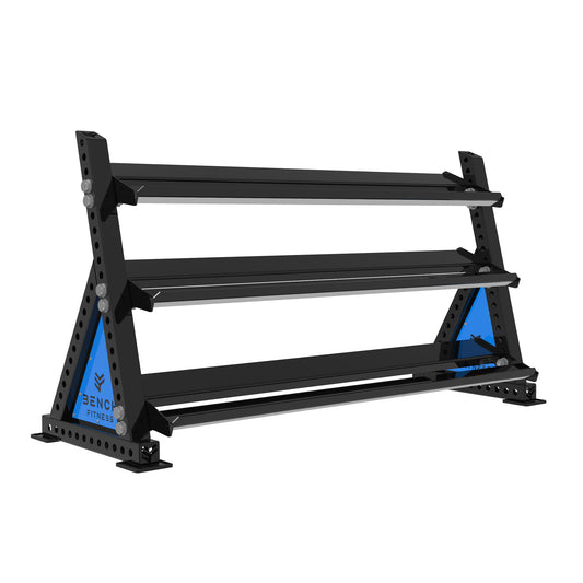 REVOLVE Hex DB 1.8m 3 Tier Storage – view 1 – Bench Fitness