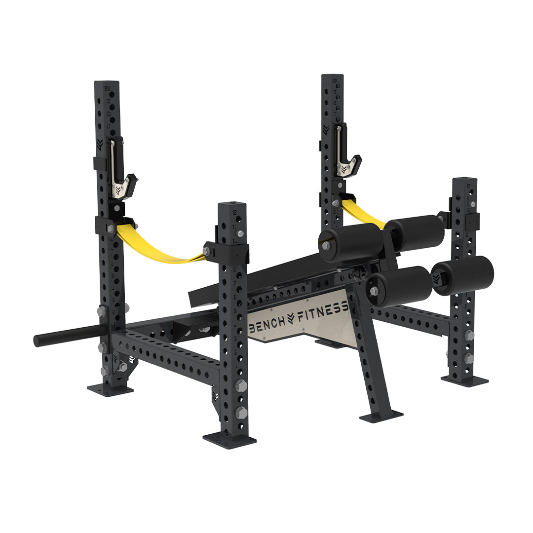 REVOLVE Power Decline Bench – studio view 7 – Bench Fitness