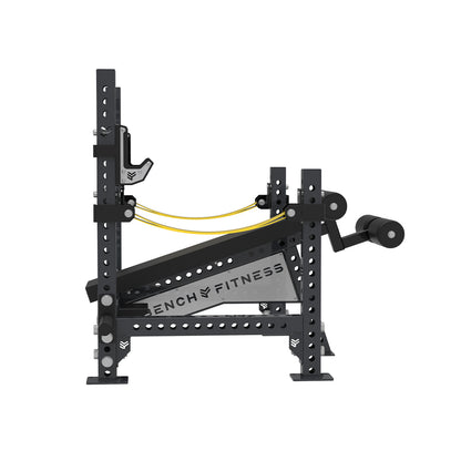 REVOLVE Power Decline Bench – feature detail 1 – Bench Fitness