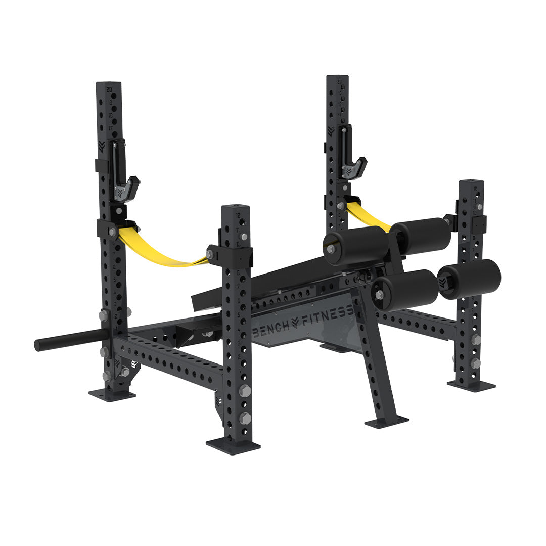 REVOLVE Power Decline Bench – studio view 5 – Bench Fitness