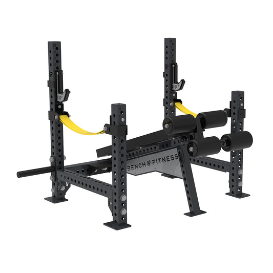 REVOLVE Power Decline Bench – studio view 1 – Bench Fitness