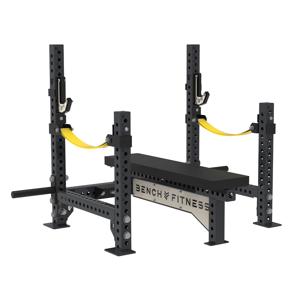 REVOLVE Power Flat Bench – studio view 7 – Bench Fitness
