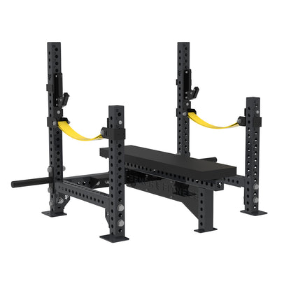 REVOLVE Power Flat Bench – studio view 2 – Bench Fitness