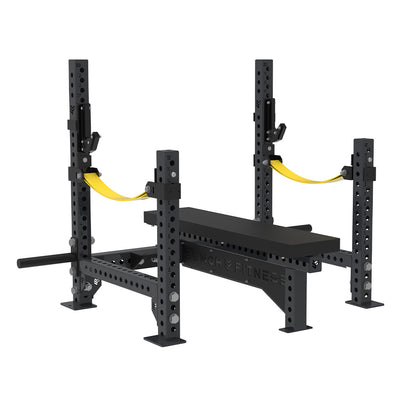 REVOLVE Power Flat Bench – studio view 3 – Bench Fitness