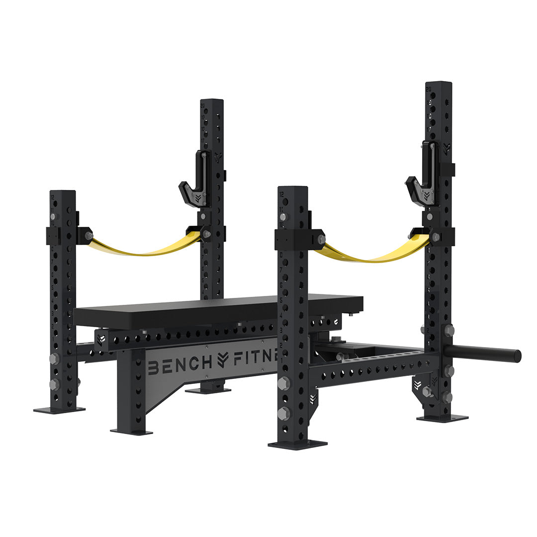 REVOLVE Power Flat Bench – feature detail 3 – Bench Fitness