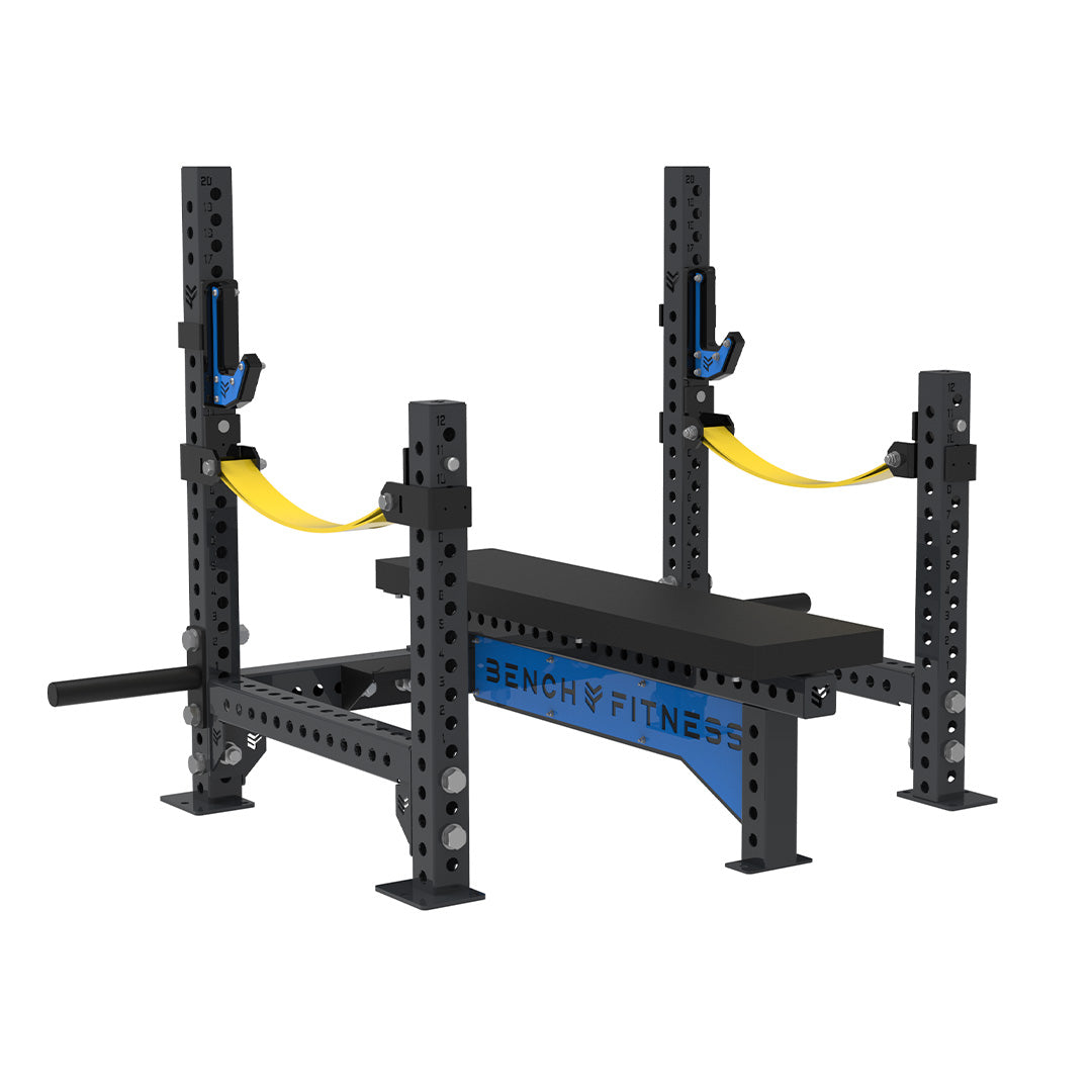 REVOLVE Power Flat Bench – studio view 4 – Bench Fitness