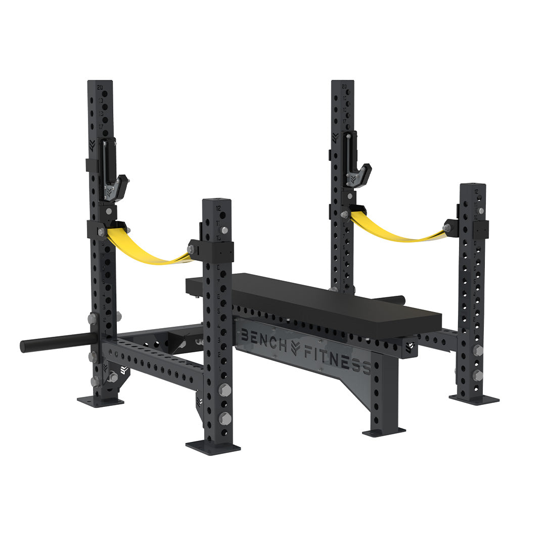 REVOLVE Power Flat Bench – studio view 5 – Bench Fitness