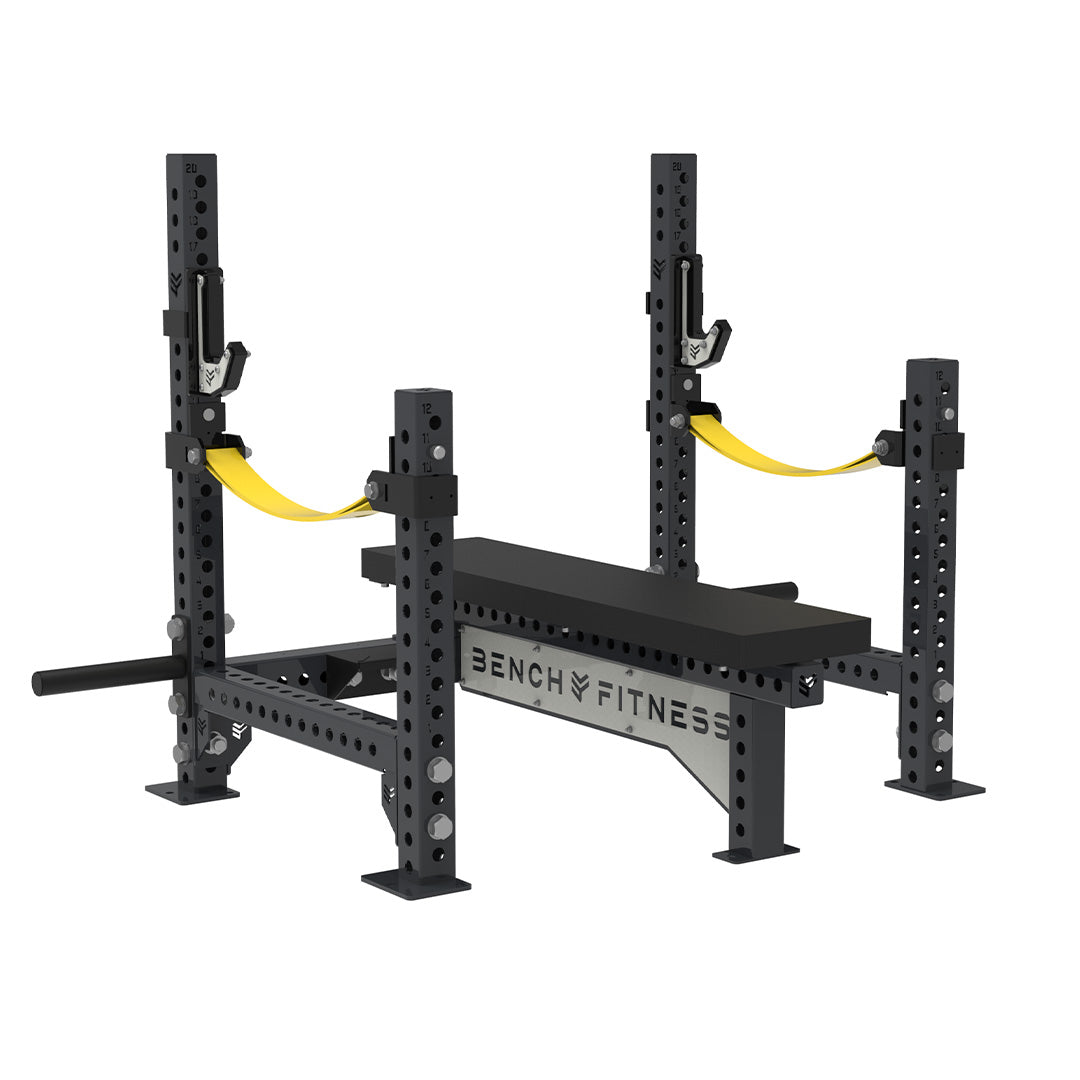 REVOLVE Power Flat Bench – studio view 6 – Bench Fitness