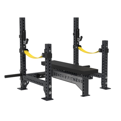 REVOLVE Power Flat Bench – studio view 1 – Bench Fitness