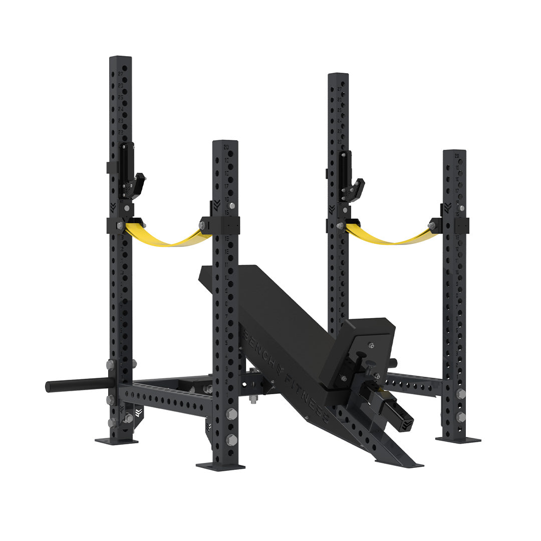 REVOLVE Power Incline Bench – studio view 3 – Bench Fitness