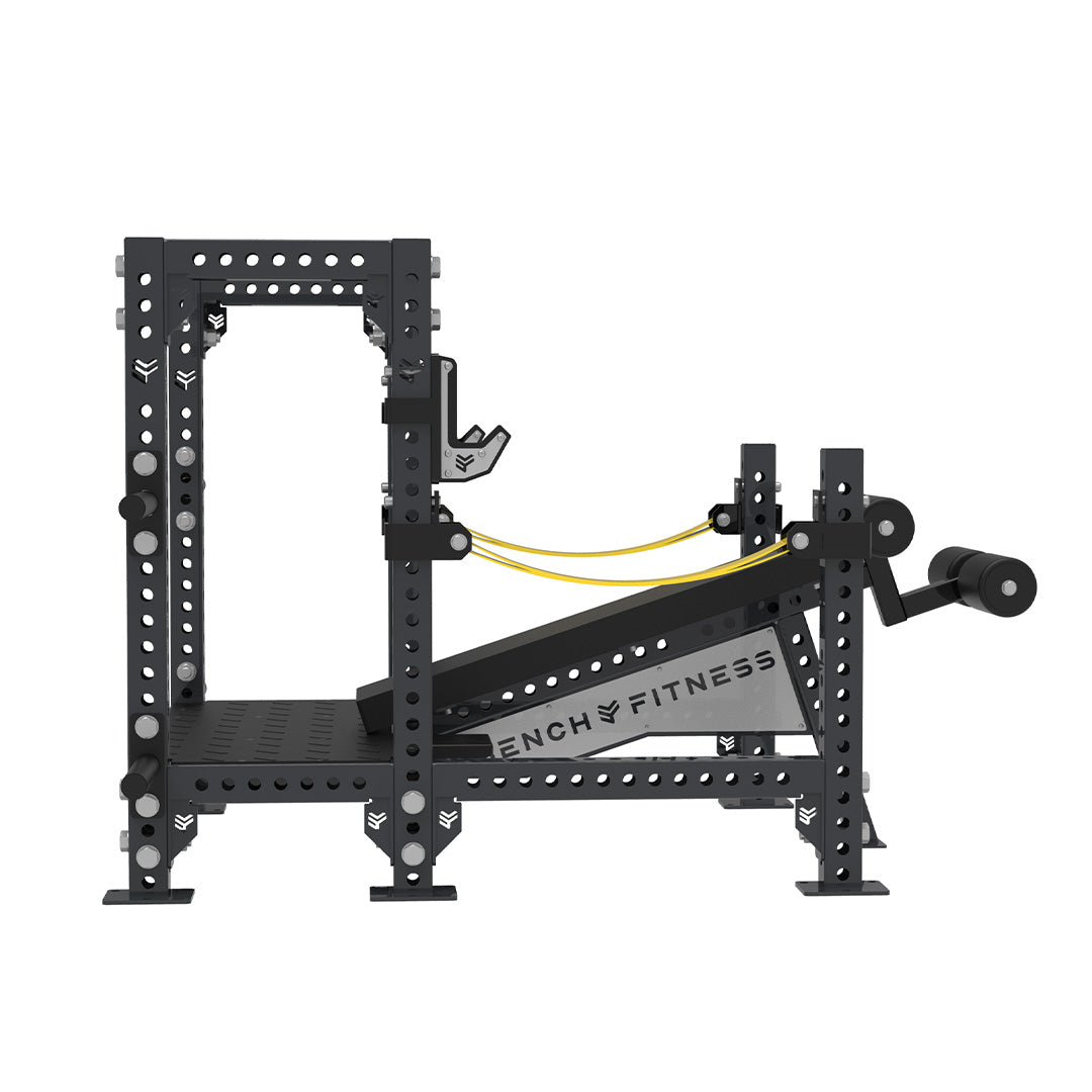 REVOLVE Pro Power Decline Bench – feature detail 1 – Bench Fitness