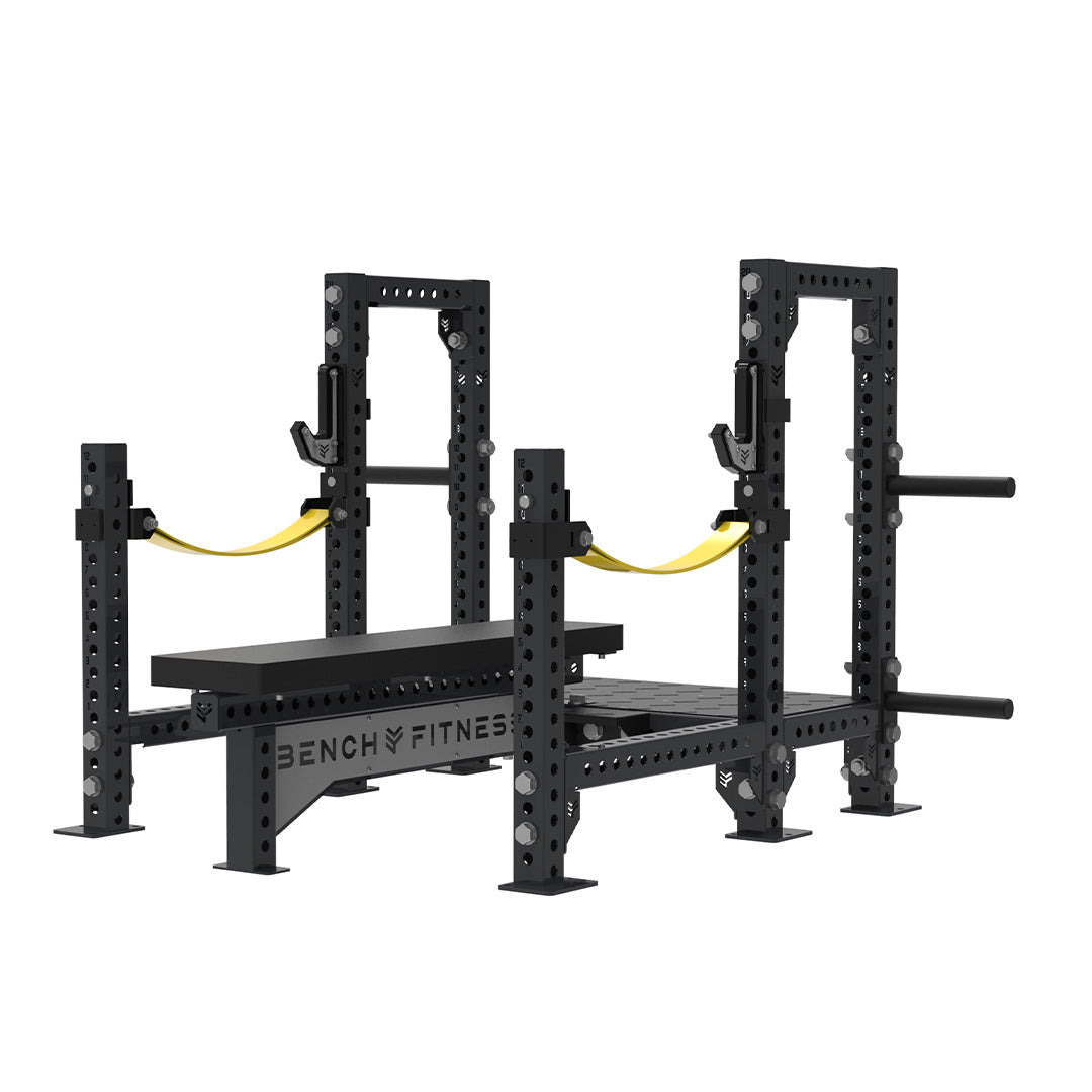 REVOLVE Pro Power Flat Bench – feature detail 3 – Bench Fitness