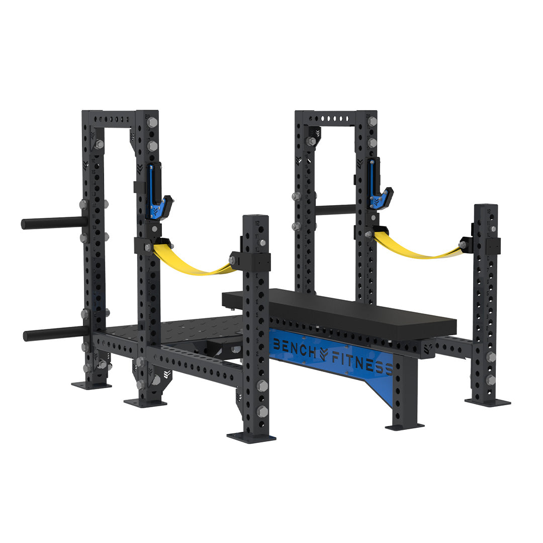REVOLVE Pro Power Flat Bench – studio view 4 – Bench Fitness