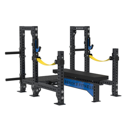 REVOLVE Pro Power Flat Bench – studio view 4 – Bench Fitness