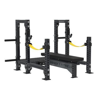 REVOLVE Pro Power Flat Bench – studio view 5 – Bench Fitness