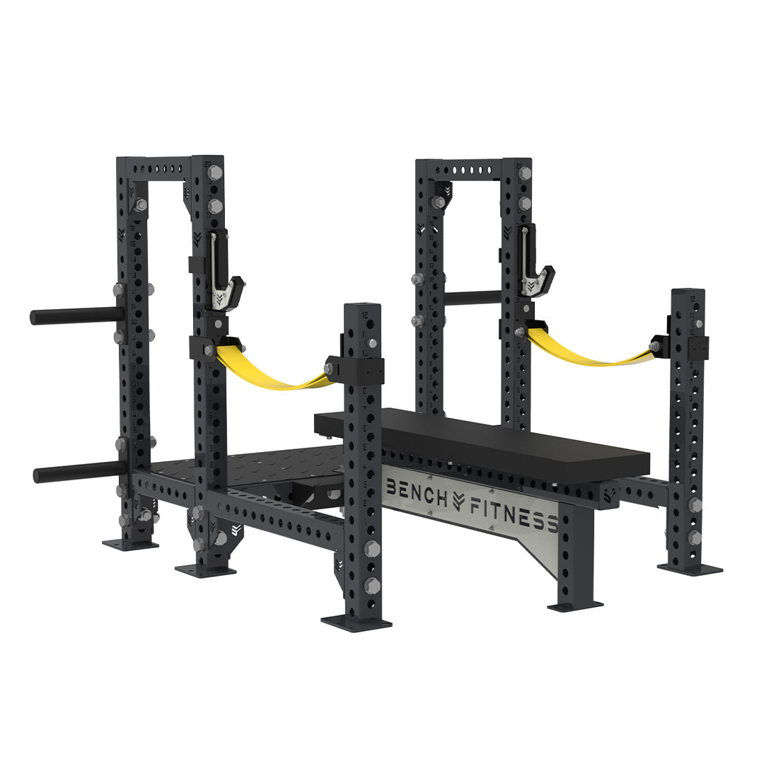 REVOLVE Pro Power Flat Bench – studio view 6 – Bench Fitness