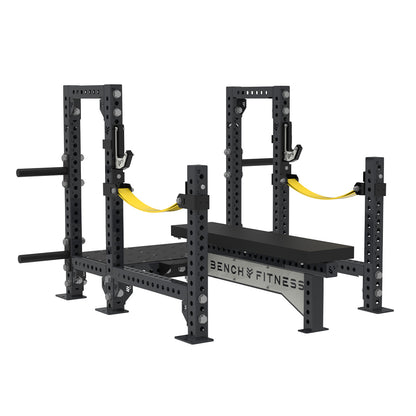 REVOLVE Pro Power Flat Bench – studio view 6 – Bench Fitness