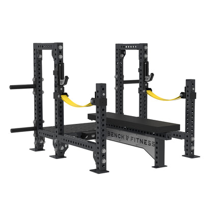 REVOLVE Pro Power Flat Bench – studio view 1 – Bench Fitness