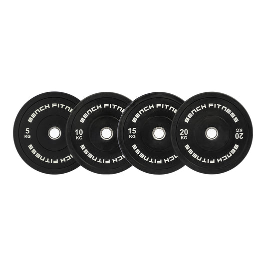 100kg Premium Bumper Set – product photo – Bench Fitness