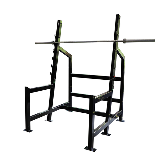 Olympic Squat Rack - Bench Fitness Equipment